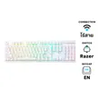 คีย์บอร์ด Razer DeathStalker V2 Pro Wireless Gaming Keyboard (EN) White Edition + Purple Switch