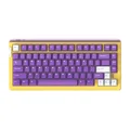 คีย์บอร์ด Dareu A81 Pro Wireless Mechanical Keyboard (EN/TH) Purple + Violet Gold Pro Switch