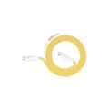 สายชาร์จ ALPHA-X Alusb-CC2 USB C to USB C Charging Cable 1.2m Yellow
