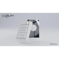 คีย์บอร์ด Meletrix by Wuque Studio ZoomPad Essential Edition Wireless Mechanical Keypad White+ E-White Knob & Weight + PVD Silver