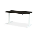 โต๊ะปรับระดับ Bewell Health-Max Controller 75x140 Adjustable Desk Black Top + White Frame