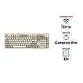 คีย์บอร์ด James Donkey RS2 Wireless Mechanical Keyboard (EN) White + Gateron G Pro Yellow Switch