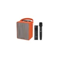 ลำโพง Aiwa MI-X380 Retro Cube Box Portable Speaker Orange