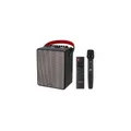 ลำโพง Aiwa MI-X380 Retro Cube Box Portable Speaker Black