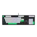 คีย์บอร์ด HP GK320 Plus Mechanical Gaming Keyboard (EN/TH) Black/White/Green + Gray Switch