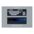 คีย์บอร์ด Qwertykeys QK100 Wireless Mechanical Keyboard (EN) Anodized Navy Case + Mirror PVD Dusk Weight + QK01