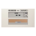 คีย์บอร์ด Qwertykeys Neo70 Wireless Mechanical Keyboard Spray-coated Retro White Case + Copper Weight + PVD Silver Badge