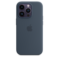 Apple เคสซิลิโคนสำหรับ iPhone 14 Pro พร้อม MagSafe - สีน้ำเงินสตอร์มบลู