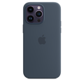 Apple เคสซิลิโคนสำหรับ iPhone 14 Pro Max พร้อม MagSafe - สีน้ำเงินสตอร์มบลู