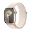 Apple Watch Series 9 รุ่น GPS | ตัวเรือนอะลูมิเนียม สีสตาร์ไลท์ 41 มม. | สายแบบ Sport Loop สีสตาร์ไลท์
