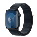 Apple Watch Series 9 รุ่น GPS | ตัวเรือนอะลูมิเนียม สีมิดไนท์ 41 มม. | สายแบบ Sport Loop สีมิดไนท์