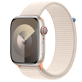 Apple Watch Series 9 รุ่น GPS + Cellular | ตัวเรือนอะลูมิเนียม สีสตาร์ไลท์ 45 มม. | สายแบบ Sport Loop สีสตาร์ไลท์
