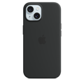 Apple เคสซิลิโคนสำหรับ iPhone 15 พร้อม MagSafe - สีดำ