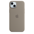 Apple เคสซิลิโคนสำหรับ iPhone 15 Plus พร้อม MagSafe - สีเทาโคลน