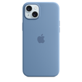 Apple เคสซิลิโคนสำหรับ iPhone 15 Plus พร้อม MagSafe - สีฟ้าวินเทอร์