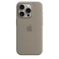 Apple เคสซิลิโคนสำหรับ iPhone 15 Pro พร้อม MagSafe - สีเทาโคลน