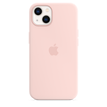 Apple เคสซิลิโคนสำหรับ iPhone 13 พร้อม MagSafe - สีชมพูชอล์คพิงค์