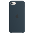 Apple เคสซิลิโคนสำหรับ iPhone SE - สีน้ำเงินอะบิส