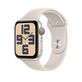Apple Watch SE รุ่น GPS + Cellular | ตัวเรือนอะลูมิเนียม สีสตาร์ไลท์ 40 มม. | สายแบบ Sport Band สีสตาร์ไลท์ ขนาด M/L