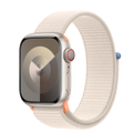Apple Watch Series 9 รุ่น GPS + Cellular | ตัวเรือนอะลูมิเนียม สีสตาร์ไลท์ 41 มม. | สายแบบ Sport Loop สีสตาร์ไลท์