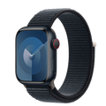 Apple Watch Series 9 รุ่น GPS + Cellular | ตัวเรือนอะลูมิเนียม สีมิดไนท์ 41 มม. | สายแบบ Sport Loop สีมิดไนท์