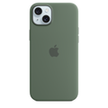 Apple เคสซิลิโคนสำหรับ iPhone 15 Plus พร้อม MagSafe - สีเขียวไซเปรส