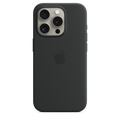 Apple เคสซิลิโคนสำหรับ iPhone 15 Pro พร้อม MagSafe - สีดำ