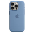 Apple เคสซิลิโคนสำหรับ iPhone 15 Pro พร้อม MagSafe - สีฟ้าวินเทอร์