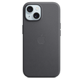 Apple เคสผ้า FineWoven สำหรับ iPhone 15 พร้อม MagSafe - สีดำ