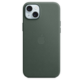 Apple เคสผ้า FineWoven สำหรับ iPhone 15 Plus พร้อม MagSafe - สีเขียวเอเวอร์กรีน