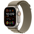 Apple Watch Ultra 2 รุ่น GPS + Cellular | ตัวเรือนไทเทเนียม 49 มม. | สายแบบ Alpine Loop สีเขียวมะกอก - ขนาด S