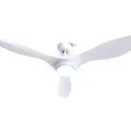 52'' DC Motor Ceiling Fan with LED Light with Remote 8H Timer Reverse Mode 5 Speeds White