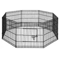 i.Pet Pet Dog Playpen 24'' 8 Panel Puppy Exercise Cage Enclosure Fence