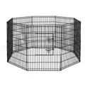 i.Pet Pet Dog Playpen 36'' 8 Panel Puppy Exercise Cage Enclosure Fence