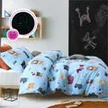 Happy Kids Woof Glow in the Dark Quilt Cover Set Double