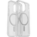 OTTERBOX Apple iPhone 14 Pro Symmetry Series+ Clear Antimicrobial Case for MagSafe - Clear (77-89225), 3X Military Standard Drop Protection