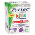 Zyrtec Kids Chewable Grape 30 Tablets