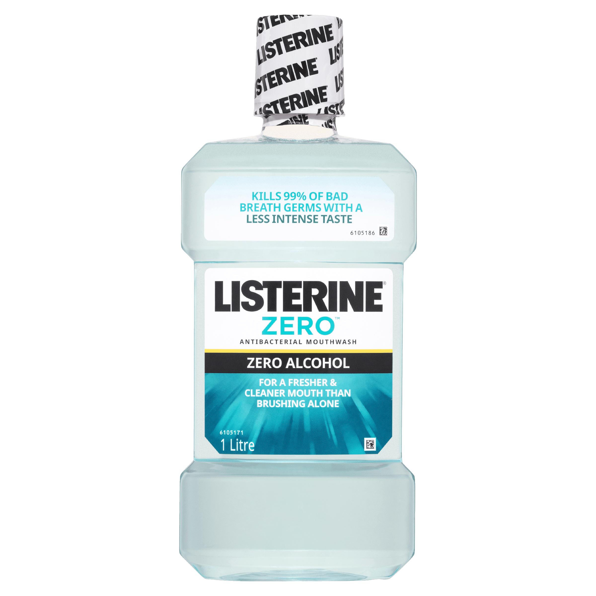 Listerine Zero Alcohol Antibacterial Mouthwash 1L