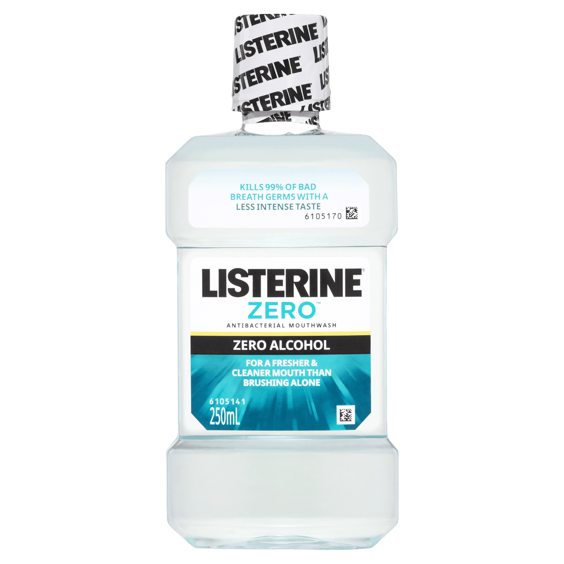 Listerine Zero Alcohol Antibacterial Mouthwash 250ml