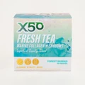 X50 Fresh Tea Marine Collagen + Shrooms Forest Berries 60 Serves