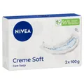 Nivea Creme Soft Bar Soap Twin Pack