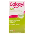 Coloxyl Stool Softener 120mg 100 Tablets