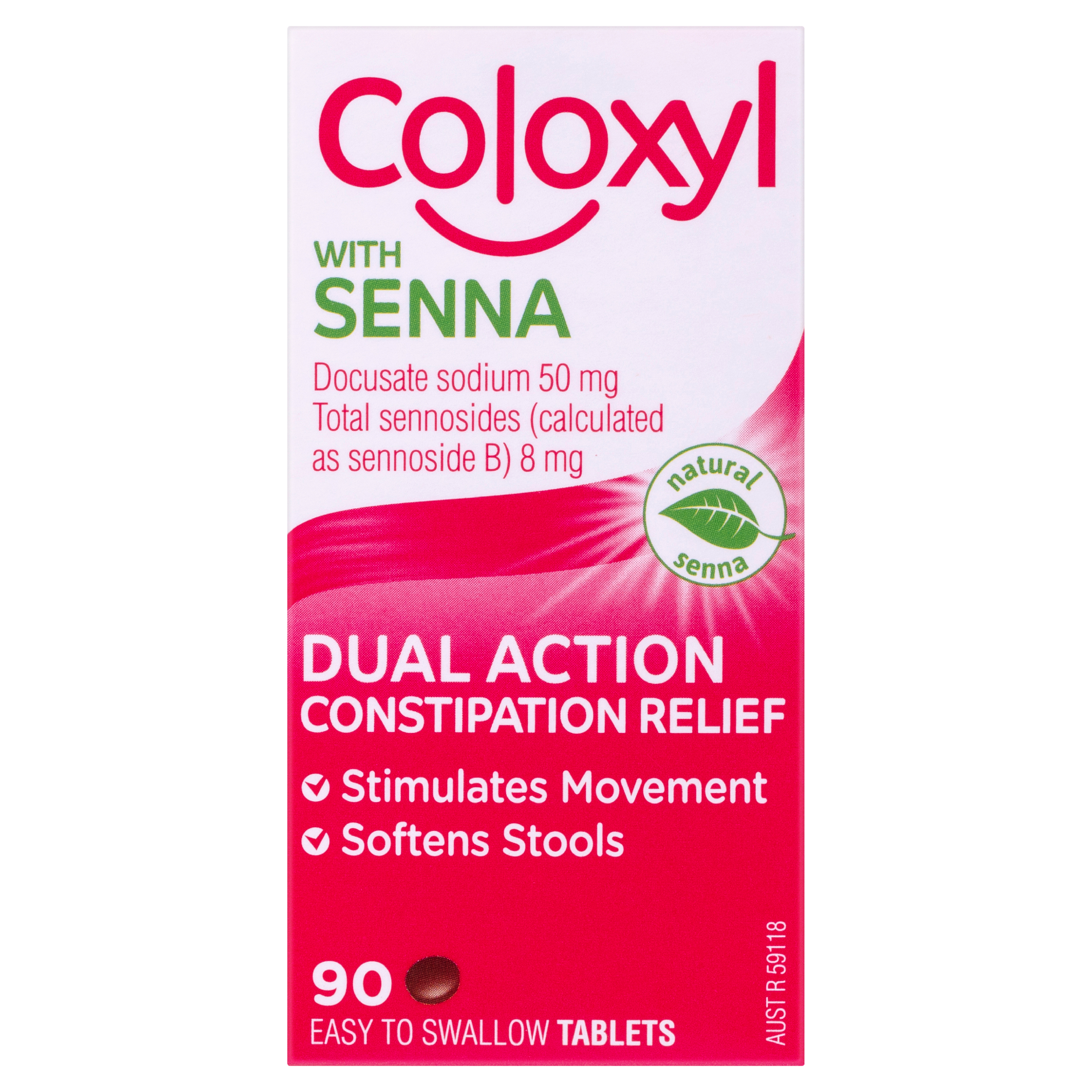 Coloxyl with Senna 90 Tablets
