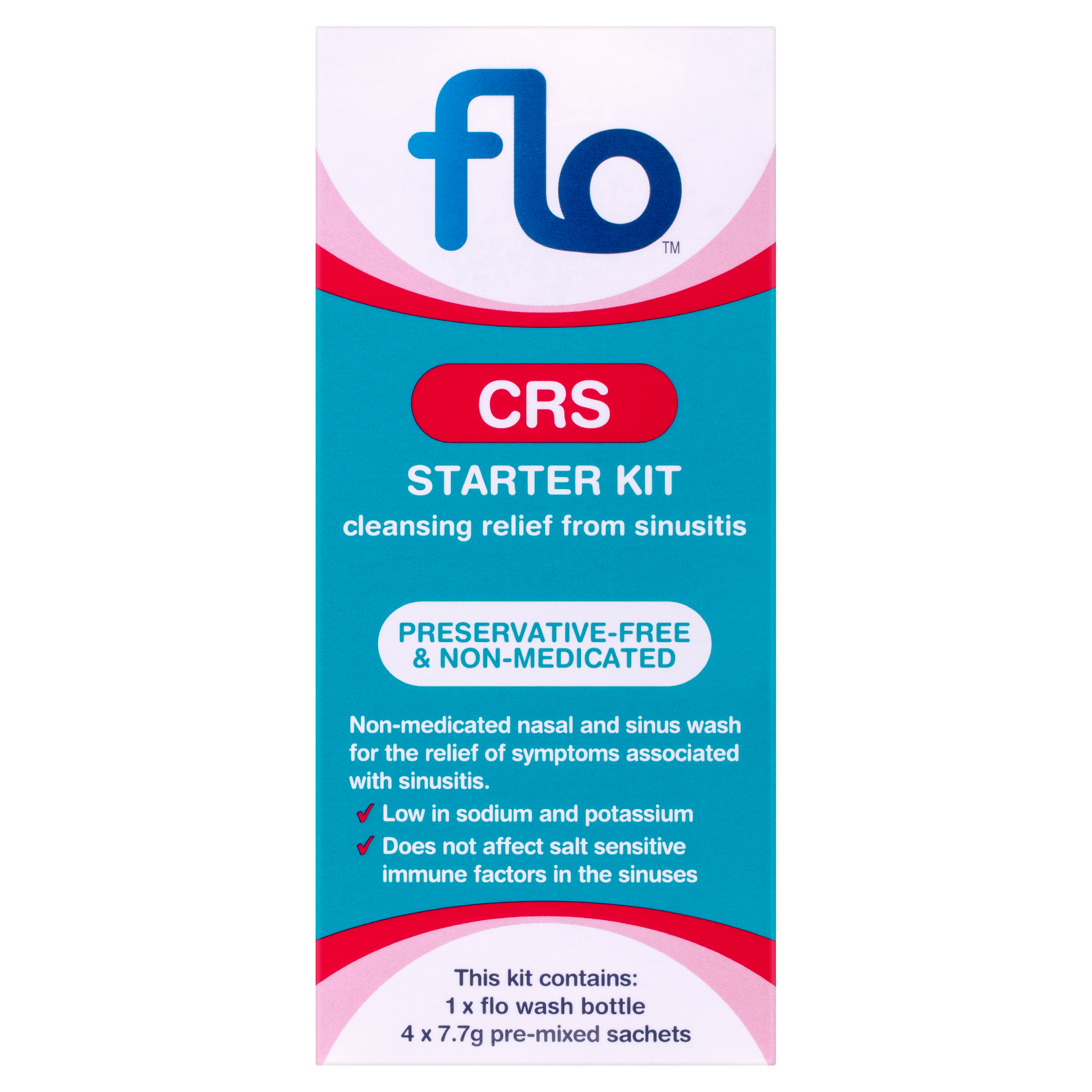 Flo CRS Starter Kit 4 Sachets & Bottle