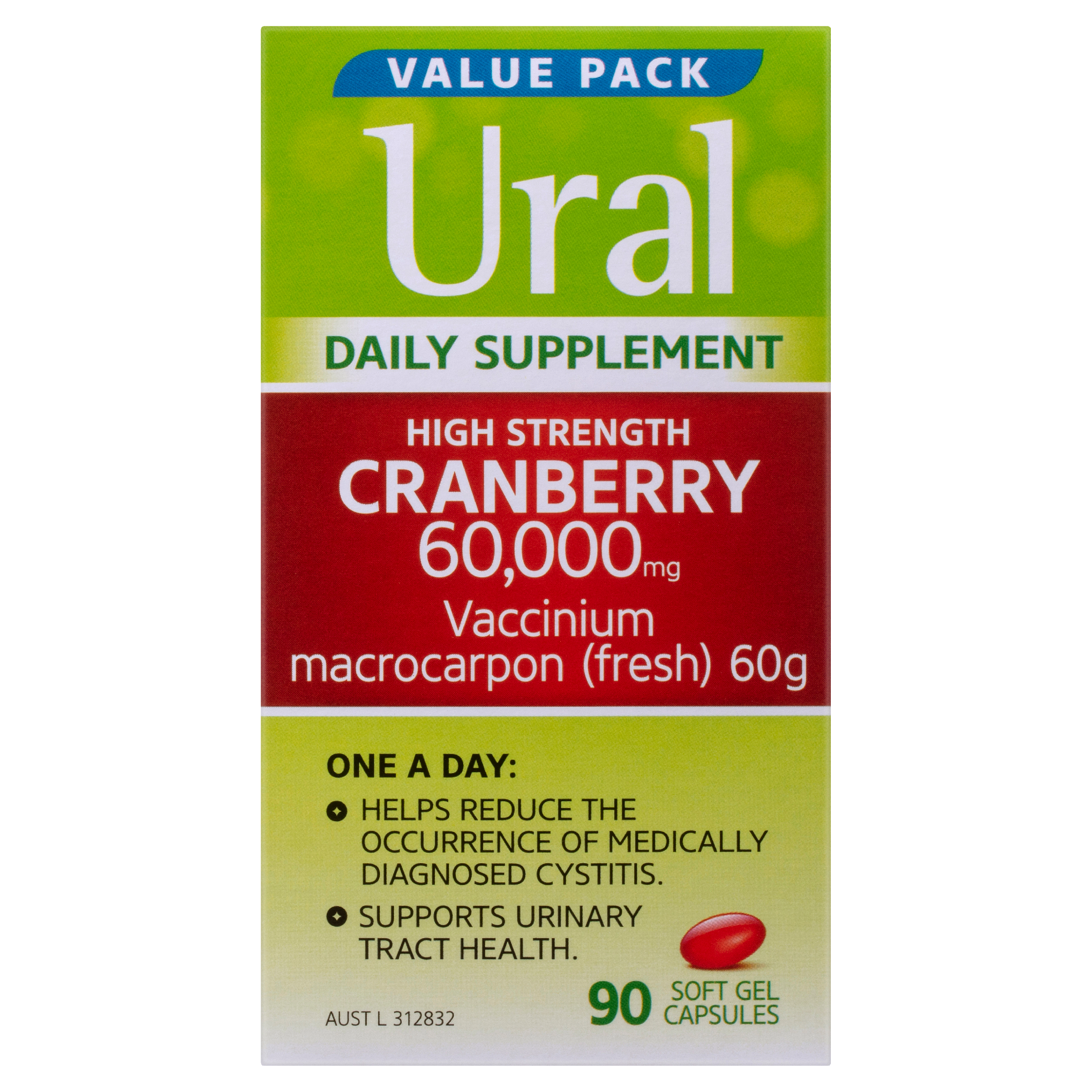 Ural Cranberry Daily 90 Capsules
