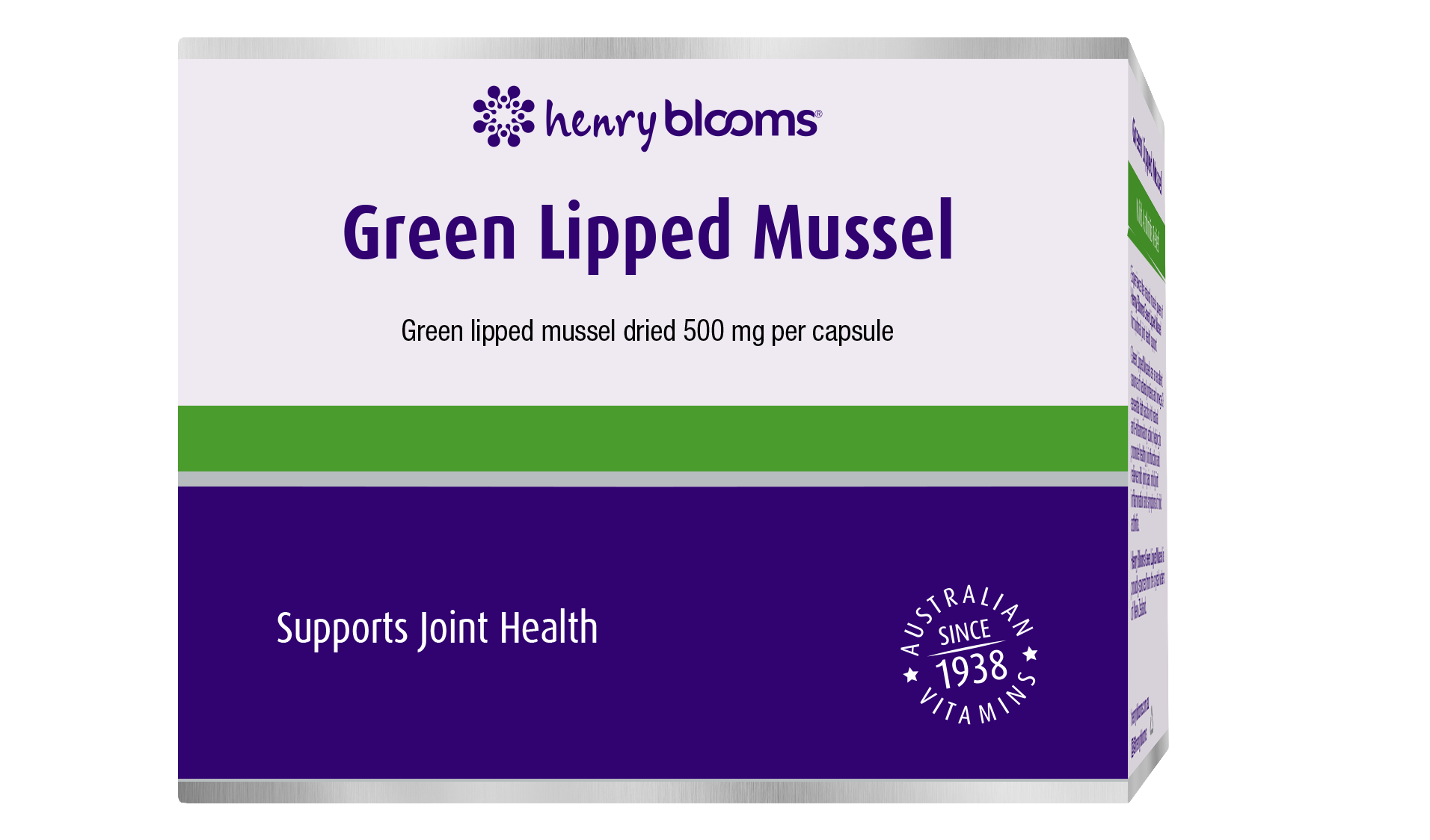 Henry Blooms Green Lipped Mussel - 120 Capsuels