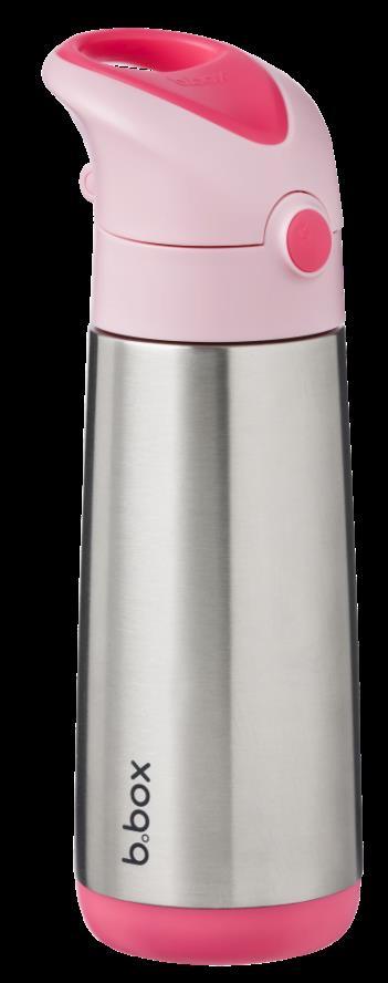 B.Box Insulated Drink Bottle 500ml - Flamingo Fizz