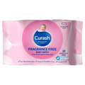 Curash Fragrance Free Baby Wipes 20 Pack