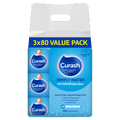 Curash Simply Water Baby Wipes 3 x 80 Pack