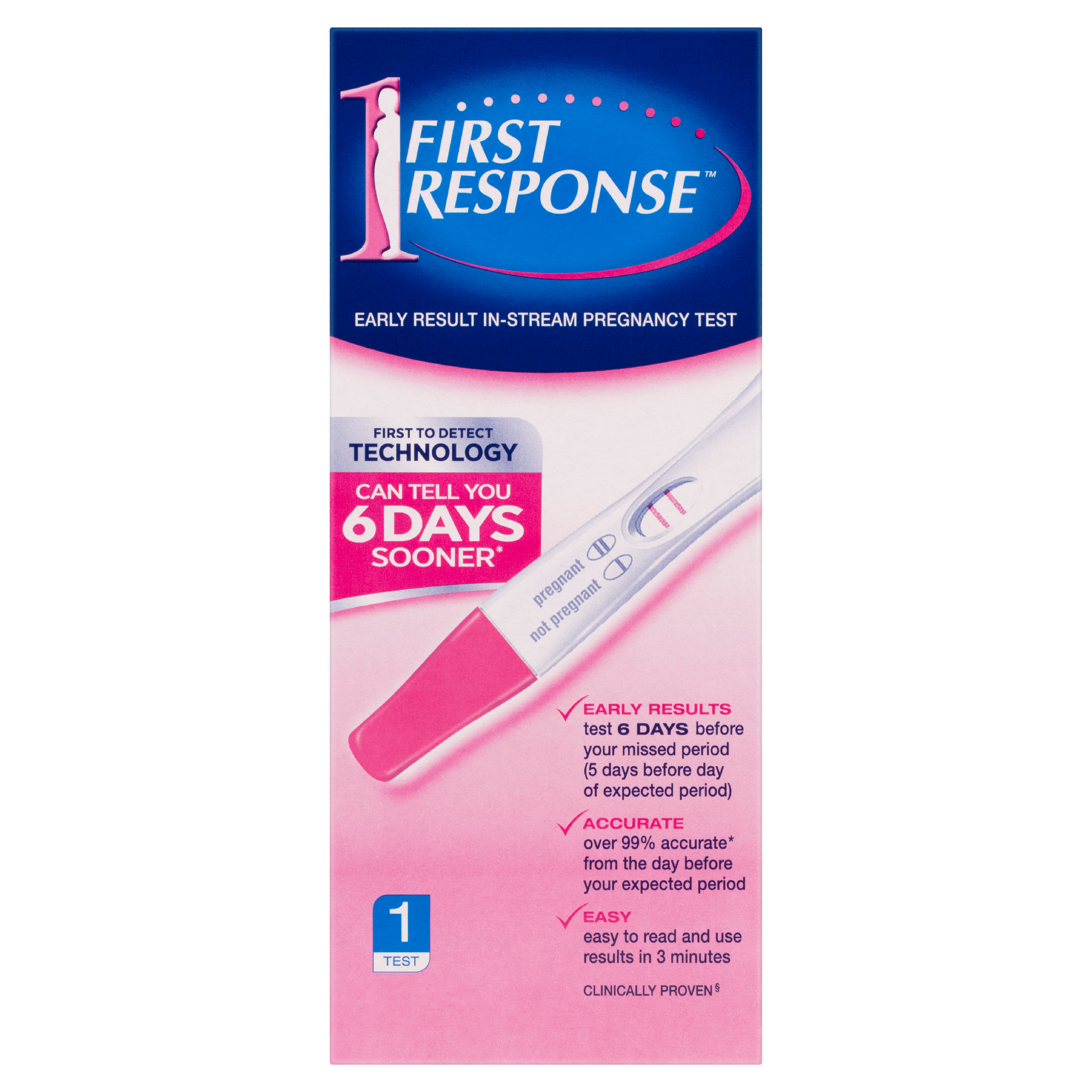 First Response Instream Pregnancy Test -1pack